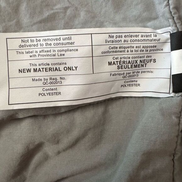 AllSaints Men's Size L Lows Bomber Jacket Light Gray 100% Cotton Contemporary - Picture 14 of 14